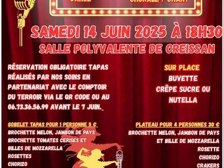 LA TROUPE FAIT SON SHOW