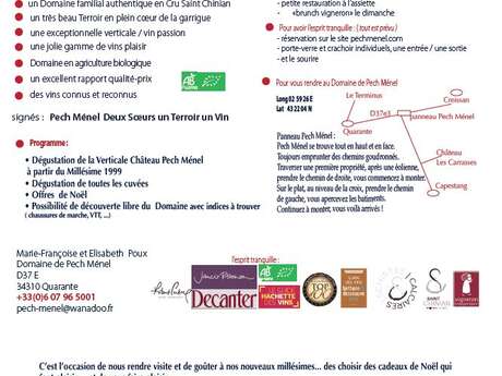 PORTES OUVERTES DU PECH MENEL