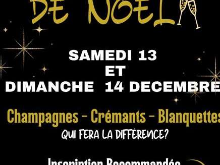 ANIMATIONS DE L'ESPACE VIN • MOIS DE DÉCEMBRE