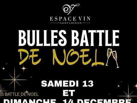 BULLES BATTLE DE NOEL À L'ESPACE VIN