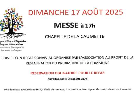 MESSE À LA CHAPELLE DE LA CAUMETTE
