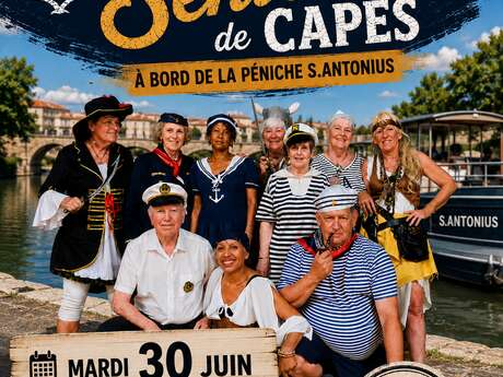 RENCONTRES GOURMANDES SUR LE CANAL DU MIDI - DÉFILÉ DES SÉNIORS DE CAPES
