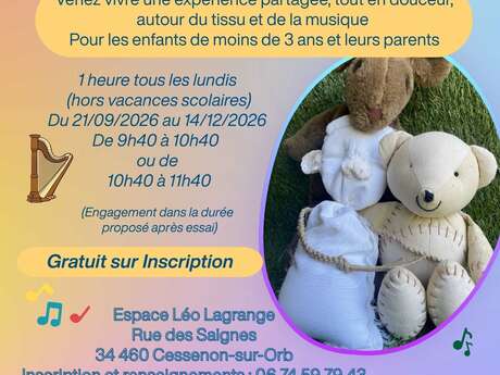 PORTER UN AUTRE REGARD - ATELIERS MARIONNETTES ET MUSIQUE - PETITE ENFANCE