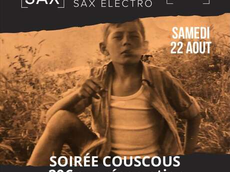 REPAS CONCERT "LA MOON" SAX ELECTRO : GUITARE VOIX SAX
