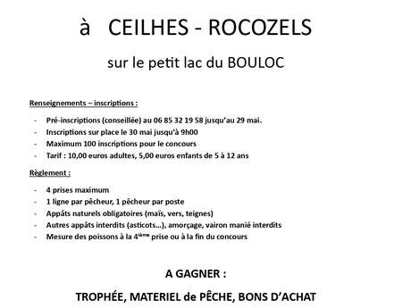 CONCOURS DE PECHE A CEILHES