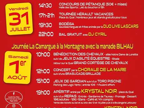 FÊTE LOCALE : LA CAMARGUE À LA MONTAGNE