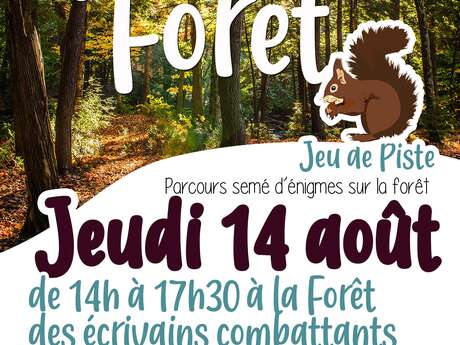 JEU DE PISTE : TOUS EN FORÊT