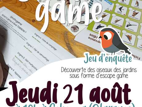 JEU D'ENQUÊTE : ORNITHOGAME !