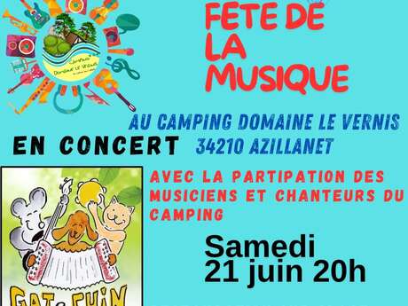 FÊTE DE LA MUSIQUE AU CAMPING