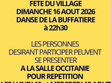 LA BUFATERIA - FÊTE DU VILLAGE