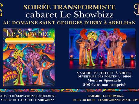 SOIRÉE TRANSFORMISTE AU DOMAINE SAINT- GEORGES D'IBRY