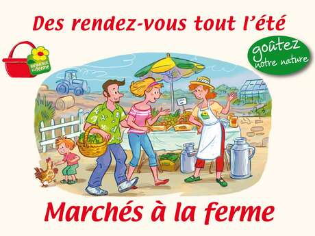 Marché à la ferme, en été Marché à la ferme, en été
