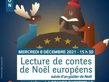 Lecture de contes de Noël européens. Lecture de contes de Noël européens.