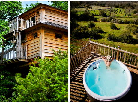 Cabane Spa La Truffière du Château de Cantecor