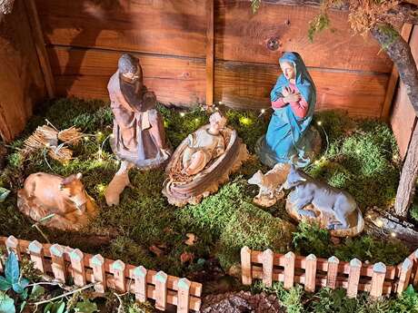 Crèche de Noël à Goujounac