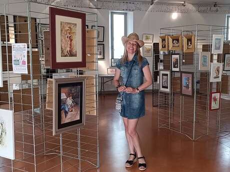 Exposition d'aquarelles de Sofia Johannissen et ses élèves