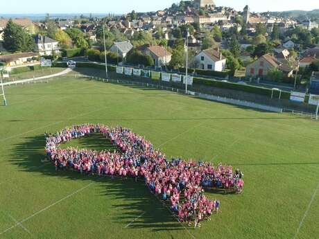 La Gourdonnaise Rose et Bleu : 7 km contre le cancer