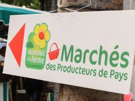 Marché des "Producteurs de Pays" à Dégagnac