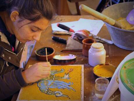Atelier peinture médiévale