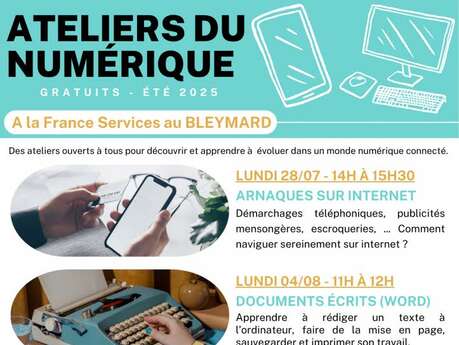 ATELIER NUMÉRIQUE : DOCUMENTS ÉCRITS (WORD)