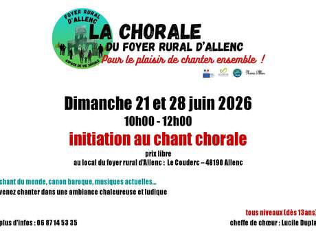 INITIATION AU CHANT CHORALE