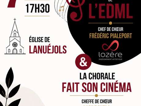 LA CHORALE DE L'EDML & LA CHORALE FAIT SON CINÉMA