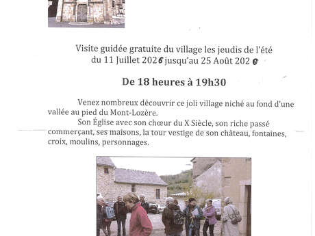 VISITE GUIDÉE DE CUBIÈRES