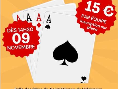 CONCOURS DE BELOTE CONCOURS DE BELOTE