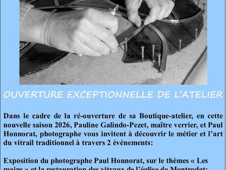 OUVERTURE EXCEPTIONNELLE DE L'ATELIER