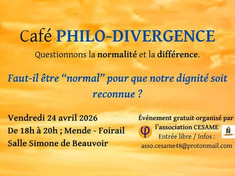 CAFÉ PHILO : FAUT-IL ÊTRE "NORMAL" POUR QUE NOTRE DIGNITÉ SOIT RECONNUE ?