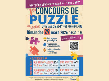 CONCOURS DE PUZZLE