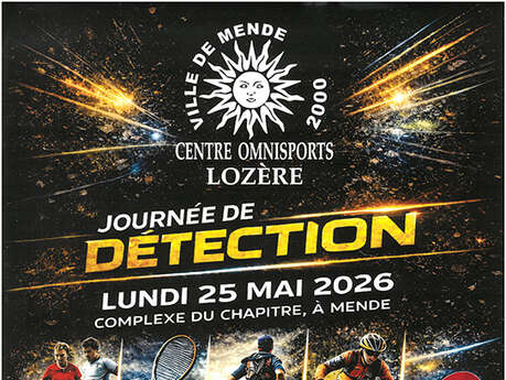 JOURNÉE DE DÉTECTION - CENTRE OMNISPORTS LOZÈRE