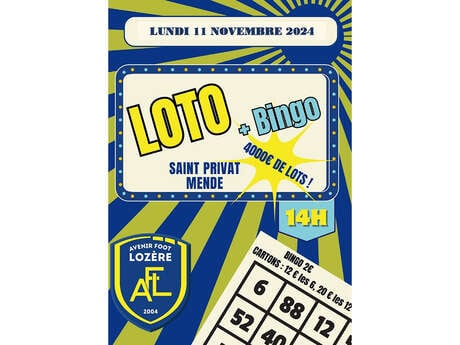 LOTO + BINGO DE L'AVENIR FOOT LOZERE