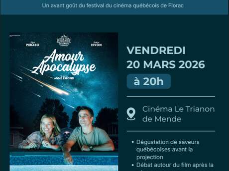 FESTIVAL "VUES DU QUÉBEC" : PROJECTION "AMOUR APOCALYPSE"