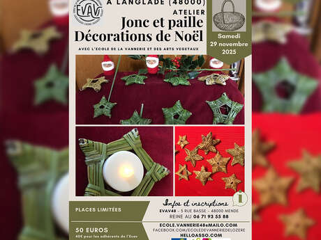 STAGE DE VANNERIE : DÉCO DE NOÊL