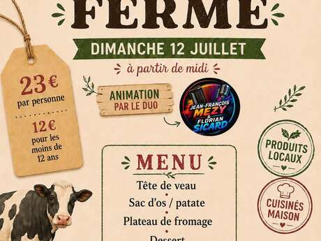 REPAS À LA FERME
