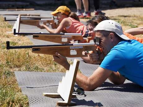 LEVEZ LE PIED SUR LE MONT LOZERE : BIATHLON D'ETE