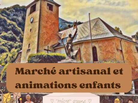 Marché artisanal et animations pour enfants