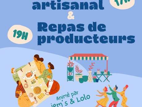 Repas des producteurs et marché artisanal