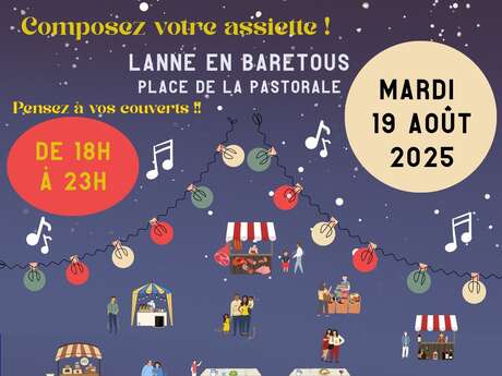 Repas nocturne - Marché des producteurs