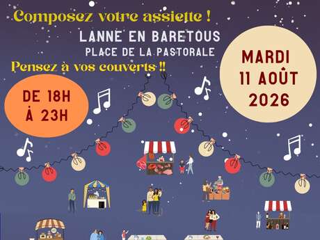 Repas nocturne - Marché des producteurs