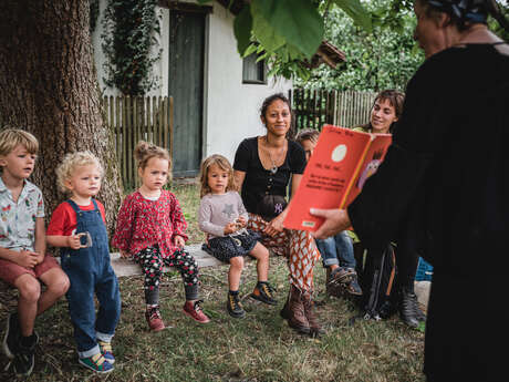 Journée pour les enfants à Marquèze