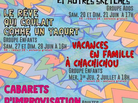 Théâtre: La Baraque " Le rêve qui coulait comme un yaourt"