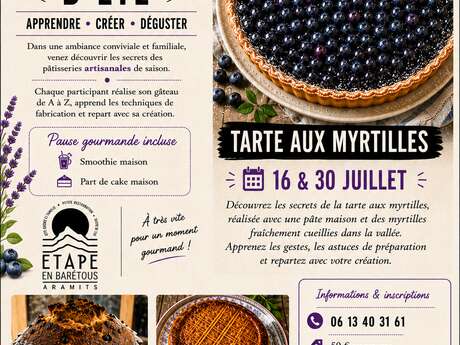 Ateliers pâtisserie d'été