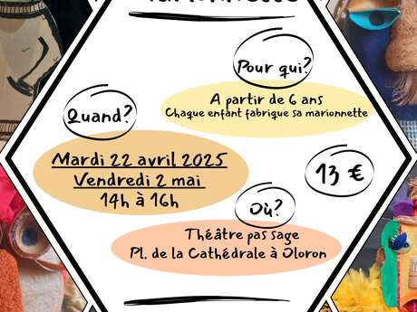 Atelier fabrication et manipulation de marionnettes