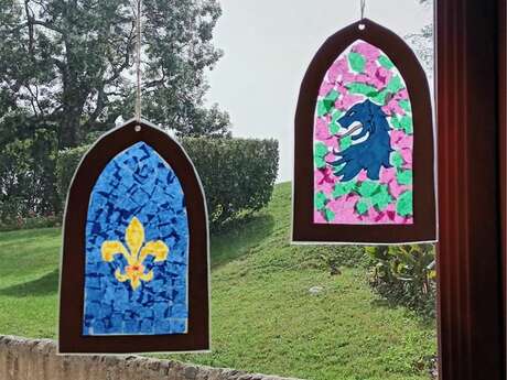 Atelier vitraux d'Halloween, au château