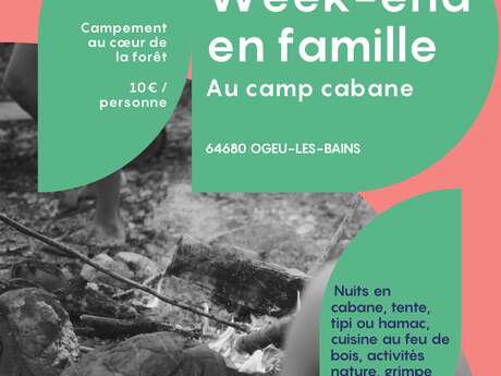 Week-end en famille au Camp cabane