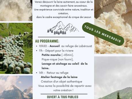 Au fil de la laine: Atelier estival
