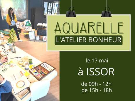 Stage d'aquarelle - Atelier bonheur