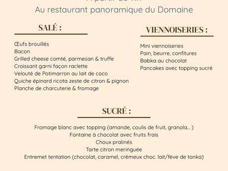 Brunch du jour de l'an au Domaine de chabrague